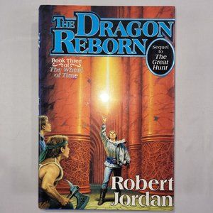 Wheel of Time Book 3 Robert Jordan Dragon Reborn 1991 Hardcover Edition